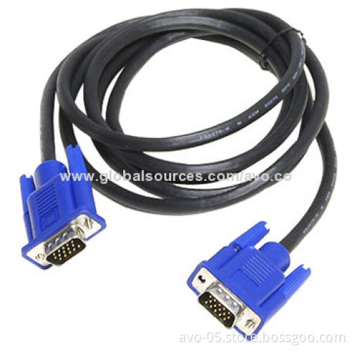 VGA HD-15P Male/Male LCD/CRT Monitor Cable